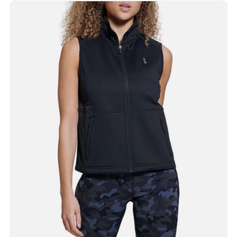 Bass Palmetto Fleece Black Vest